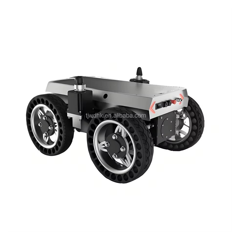 Professional Manufacturer Wheeled Stair Climbing Robot Chassis with Excellent Shock Absorption 4 Wheeled Robot Car