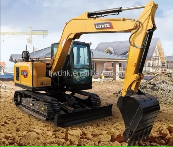 Low Price Crawler Type Original Engine Excavator Farm Used Small Excavator Machine With Cab