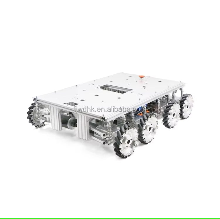 Industrial Robot Chassis Independent Suspension Obstacle Avoidance and Shock Absorption with 8 Wheels Drive