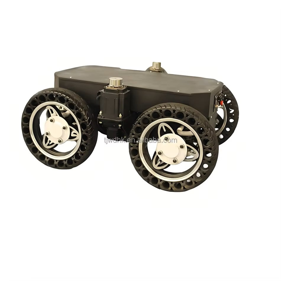 Professional Manufacturer Wheeled Stair Climbing Robot Chassis with Excellent Shock Absorption 4 Wheeled Robot Car