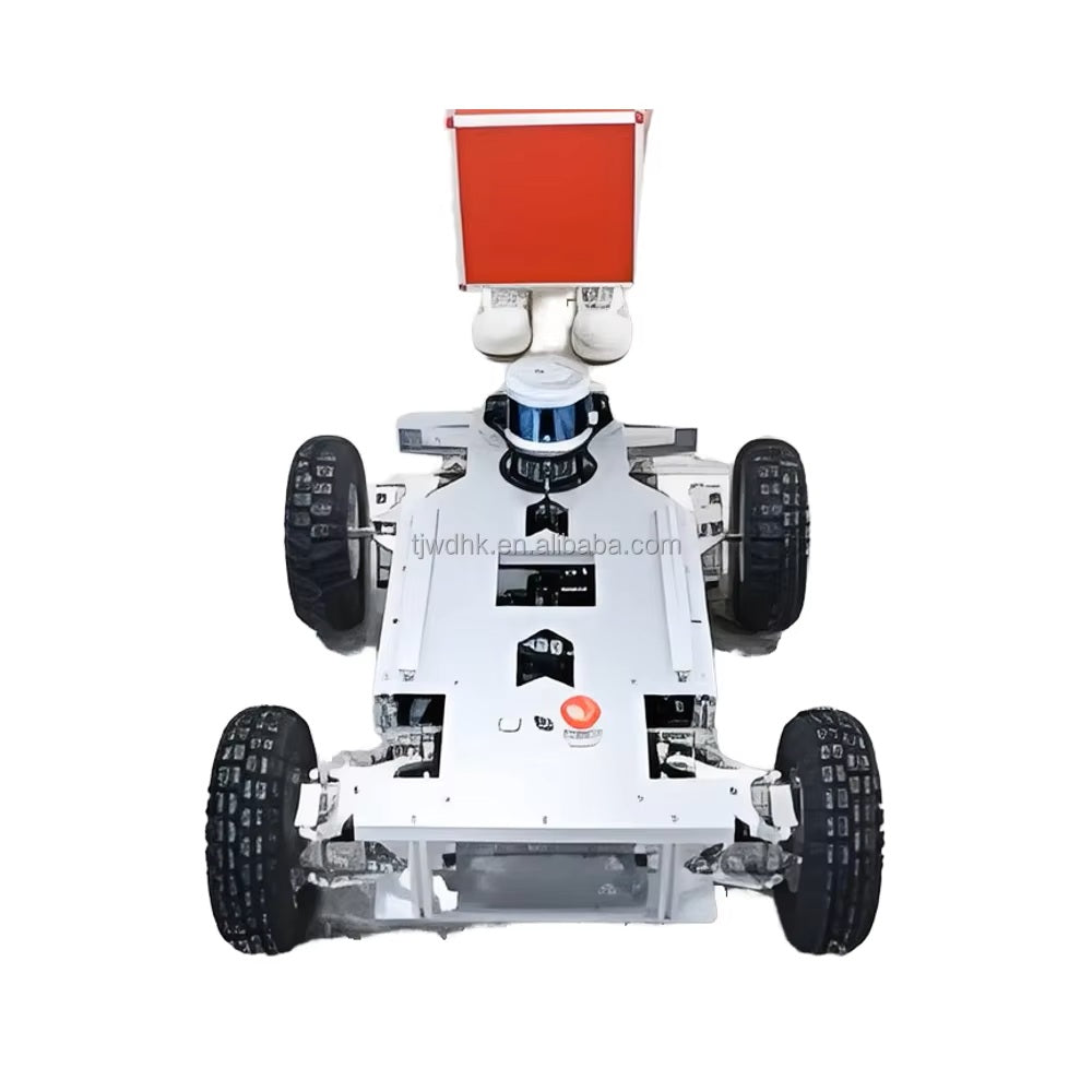 Outdoor Large Payload UGV Mobile Robot Car with Ackermann Steering Drive Independent Suspension Robot Chassis
