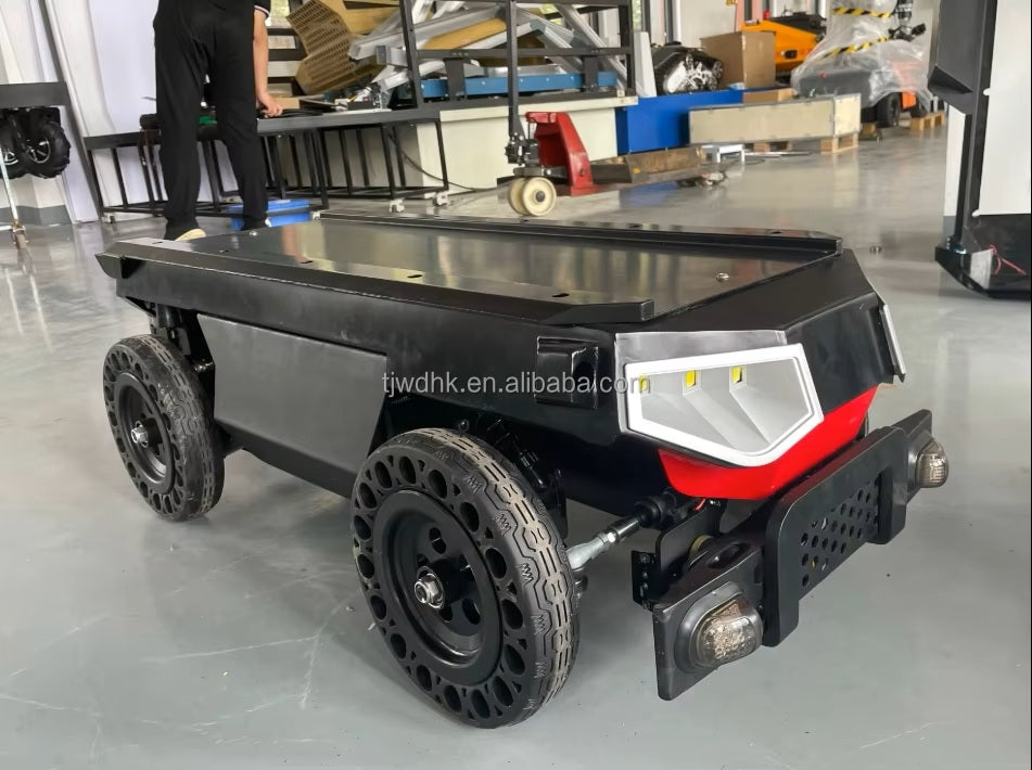 Best Price UGV Metal Wheeled Robot Chassis Four Wheeled Type Robot Chassis Platform Widely Used for Special Robot