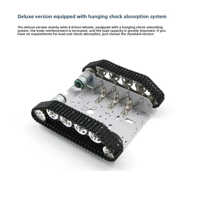 Best Price Tank Chassis Intelligent Electric Car Track Vehicle Robot Chassis with Motor Encoder
