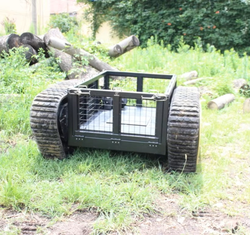 Big Heavy Tracked Vehicle Electric Robot Maximum Load 500kg Used for Lifting and Transportation Platform