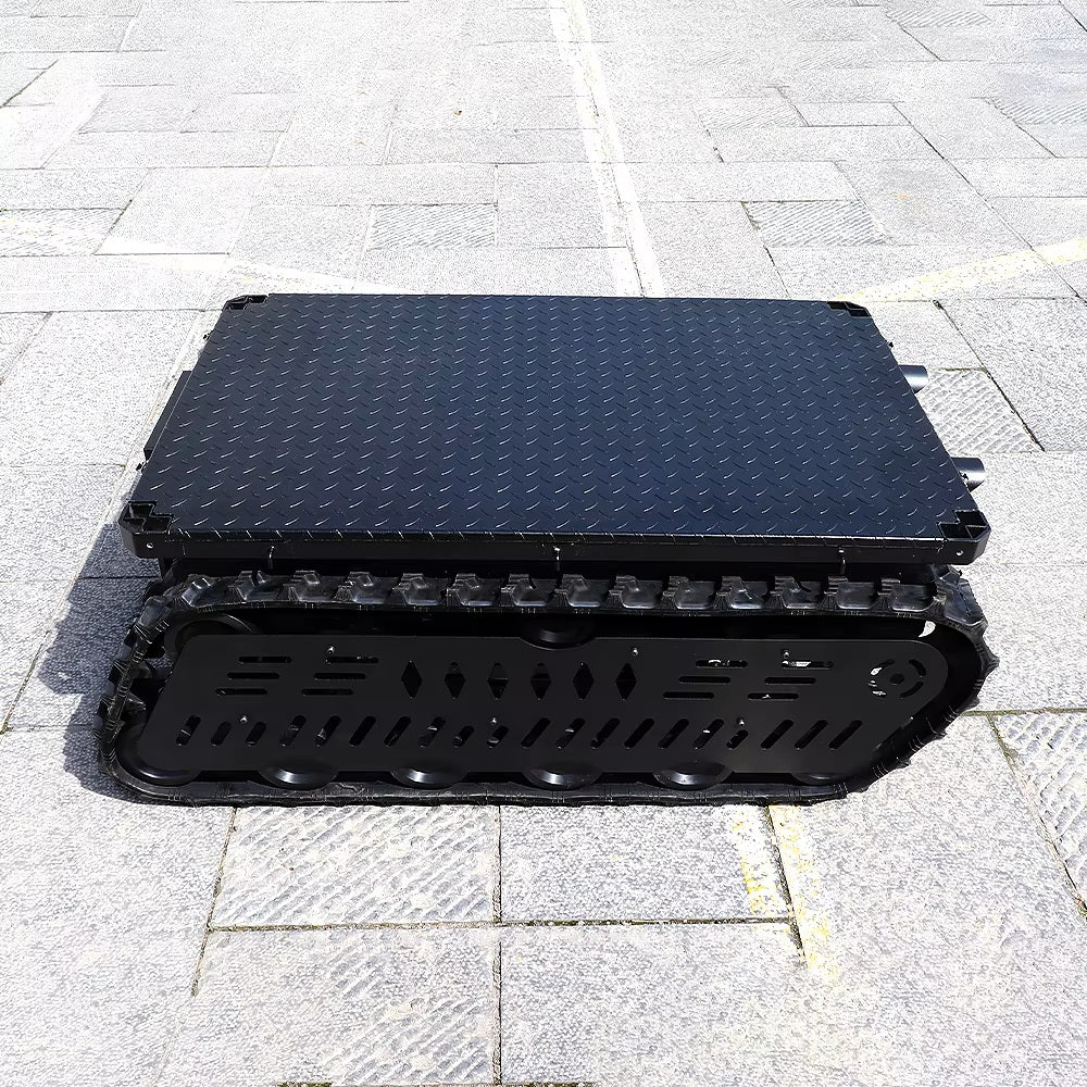 Large Platform Crawler Robot Robot Tracked Vehicle Chassis Undercarriage Chassis tank Tracks Rubber Track Kits Crawler Platform
