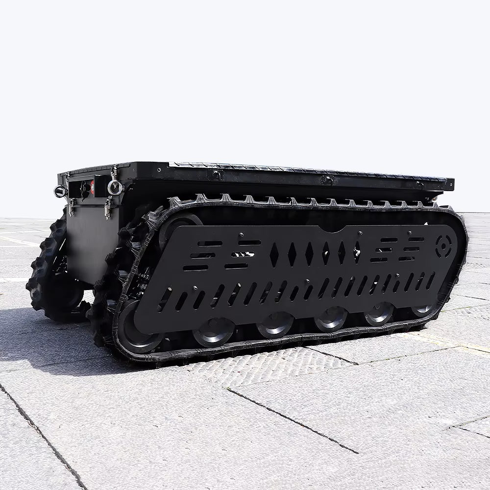 Large Platform Crawler Robot Robot Tracked Vehicle Chassis Undercarriage Chassis tank Tracks Rubber Track Kits Crawler Platform
