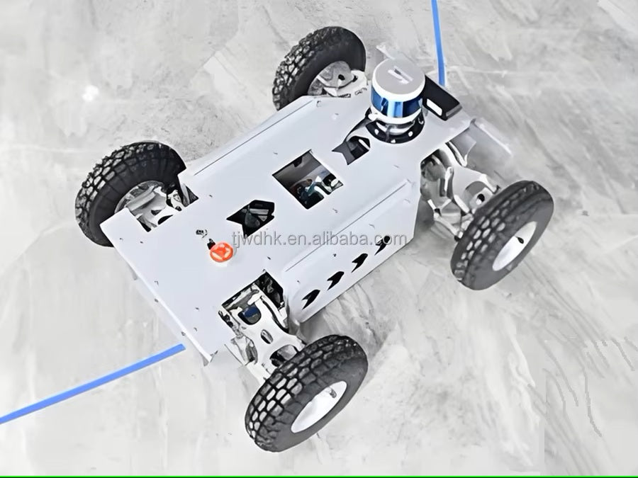 Outdoor Large Payload UGV Mobile Robot Car with Ackermann Steering Drive Independent Suspension Robot Chassis