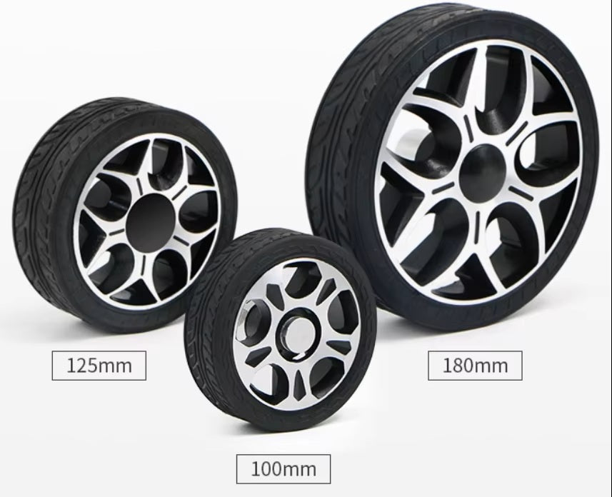 Professional Supply Caster Load-Bearing Wheel Active Wheel Solid Rubber Bearing Drive Wheel