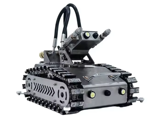 The high-altitude operation of the wall-climbing cleaning robot track chassis robot