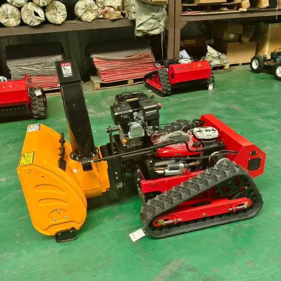 Tracked chassis snow removal robot: An efficient and portable new option for snow removal