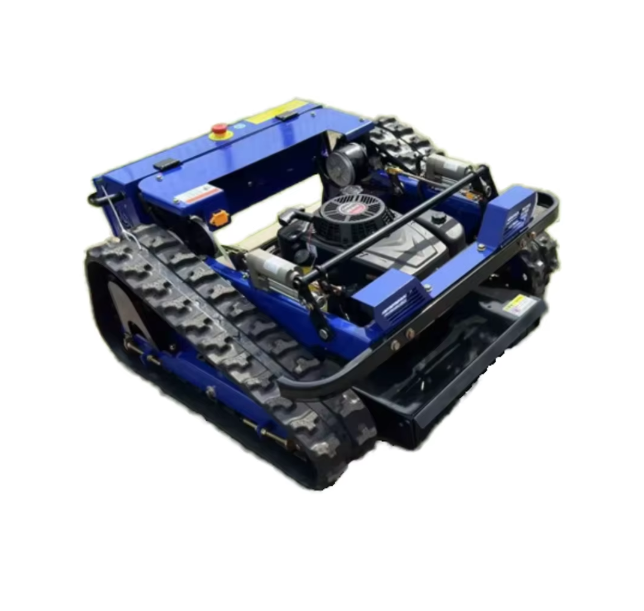 Tracked chassis construction machinery lawn mower