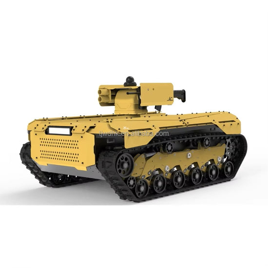 Customizable Multifunctional Rubber Track Chassis Heavy Load Robot Rubber Tracks for Fire protection Security Transportation
