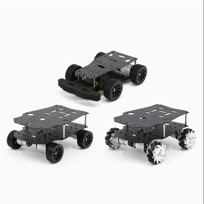 High Tech ROS Compatible Smart Robot Car Base with 4WD Customization for Building Machinery