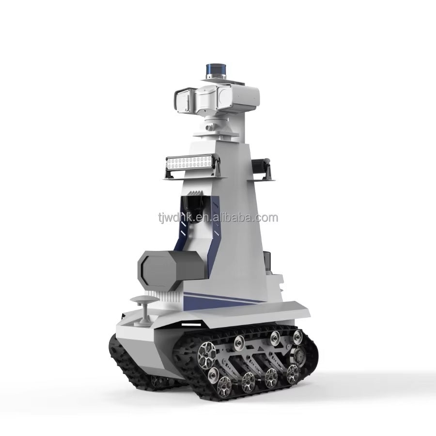 100kg Payload All Terrain Rubber Steel Crawler Tank Tracked Undercarriage Unmanned Robot Chassis Platform