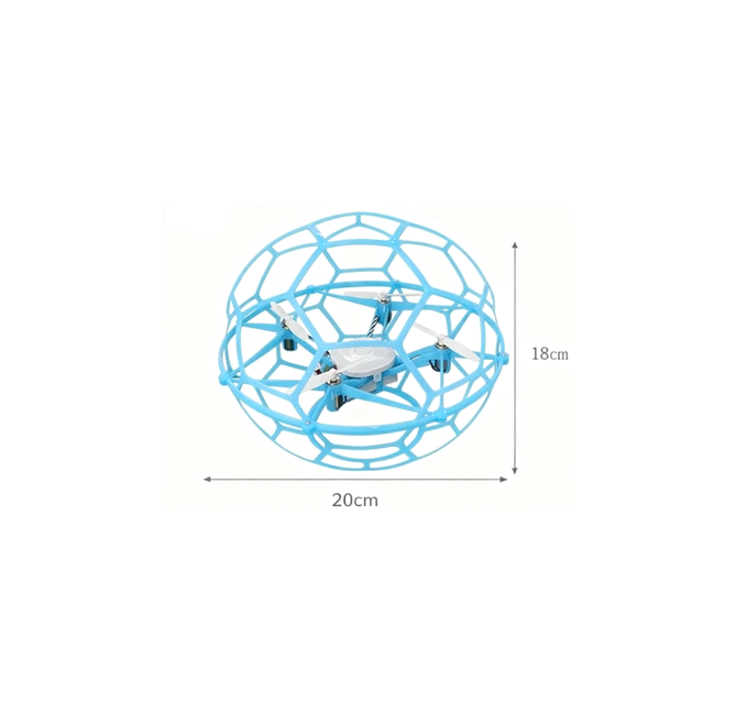 Quadcopter Soccer Drone Aerial Aircraft Model Competition Spherical Ball
