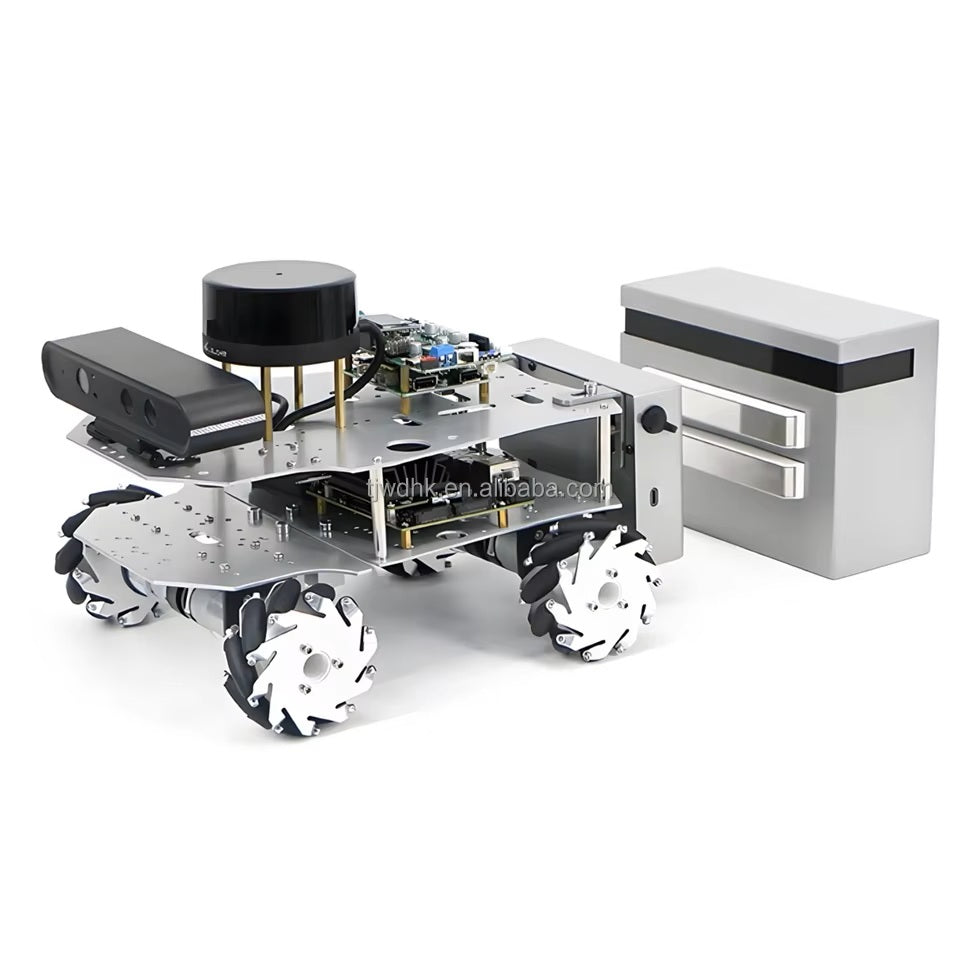 Mecanum Wheel Chassis Smart Robot AGV Chassis Support Remote Control Driving 3D LiDar Ackerman Robot Chassis