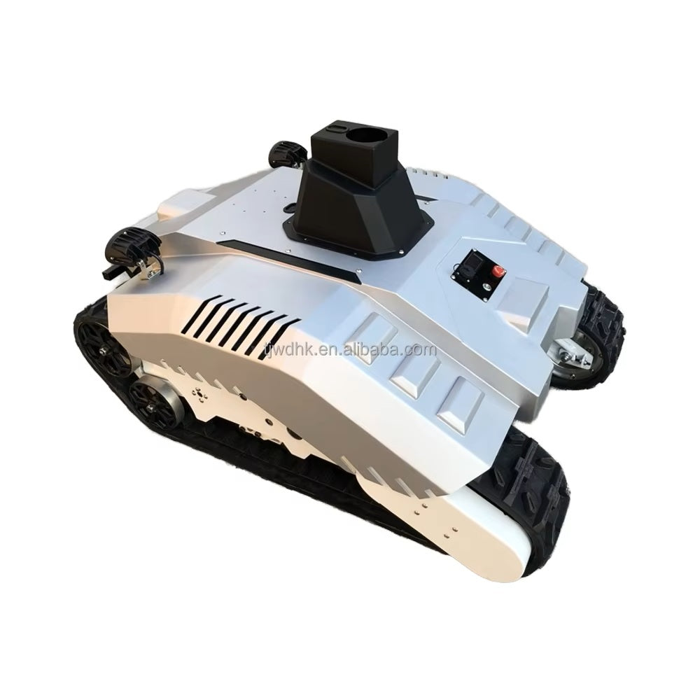 Robot Crawler Chassis Rubber Tracked Carrier tank Track Platform Transporter with Remote Control