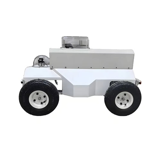 Inspection Robot Wire Chassis Automatic Driving Ros Robot 4WD Suspension Smart Car Ackermann Front Steering Robot Chassis