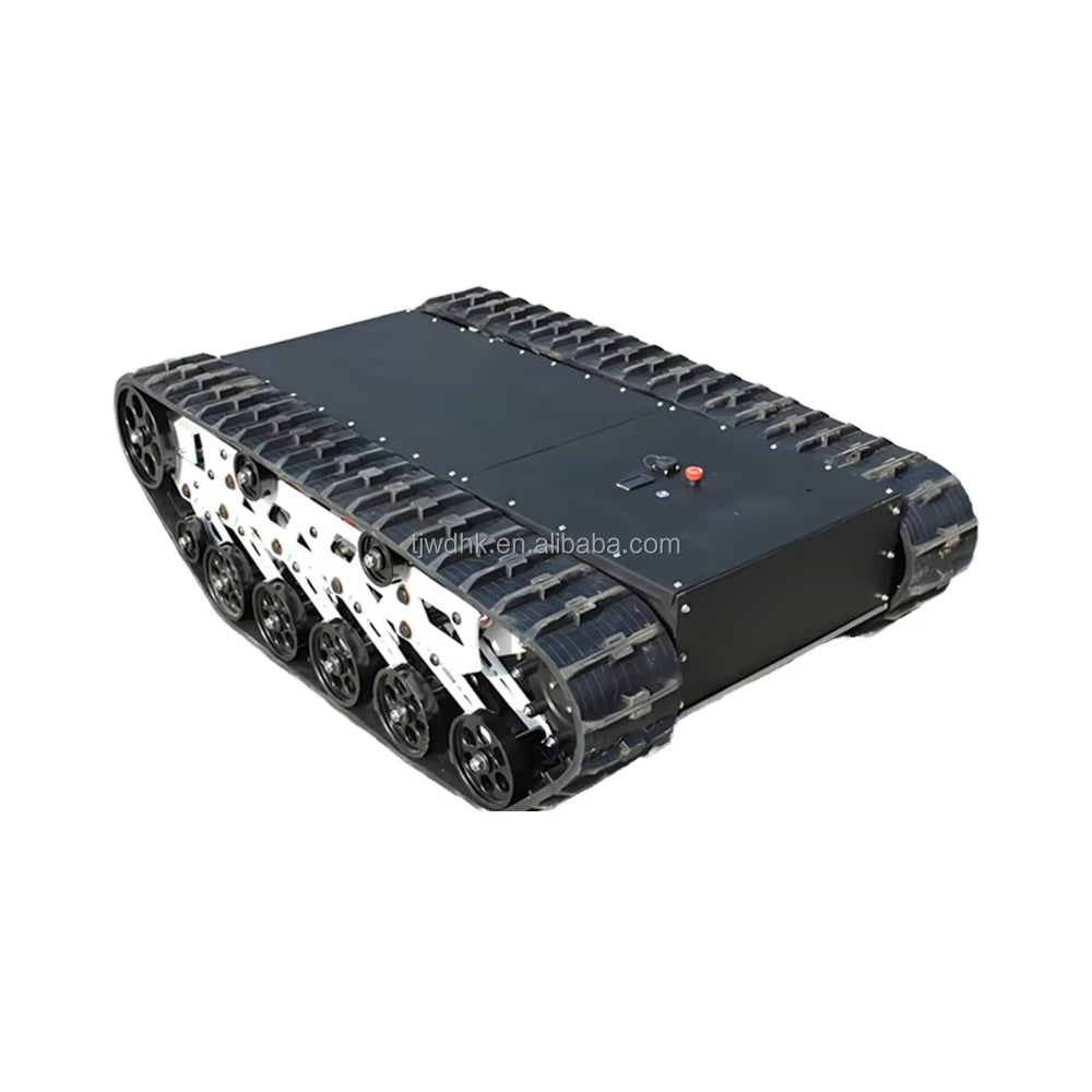 Big Platform Robot Crawler Chassis Transport Climbing Robot Chassis with Wireless Remote Control