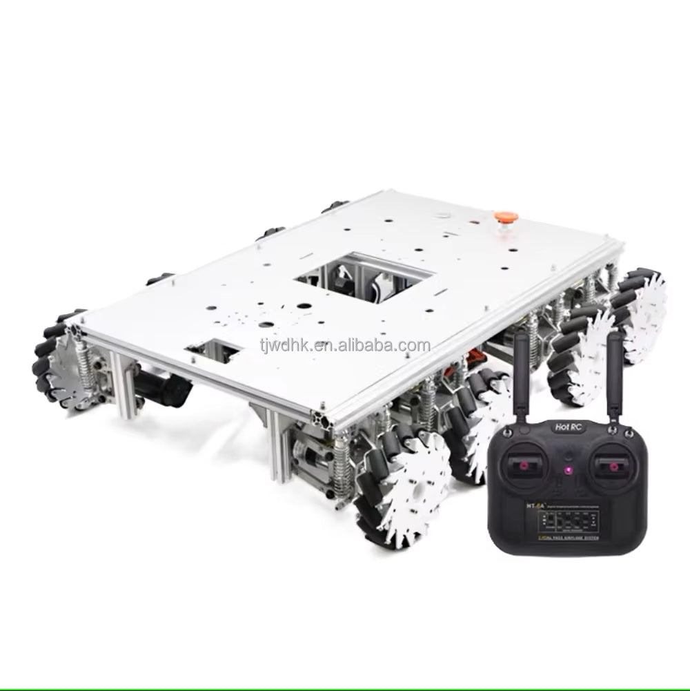 Industrial Robot Chassis Independent Suspension Obstacle Avoidance and Shock Absorption with 8 Wheels Drive