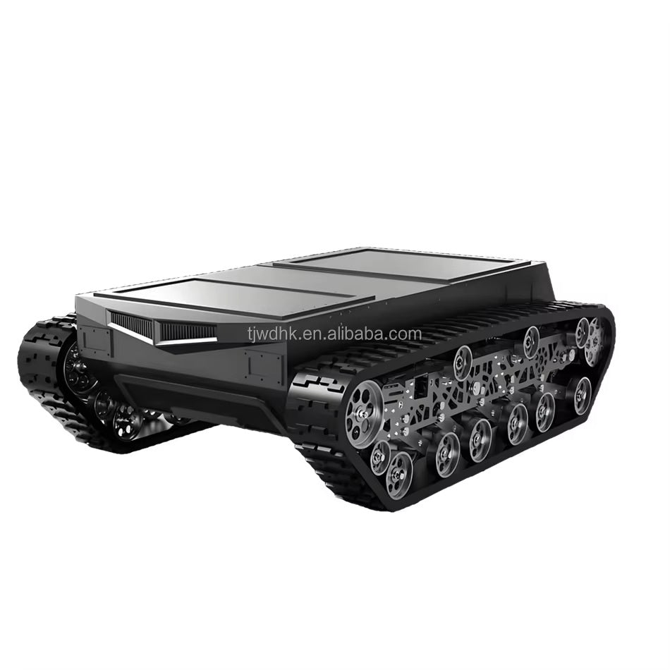 High Quality Chassis Car Robot Big Heavy Tracked Vehicle Electric Robot Platform 500kg Robot Chassis