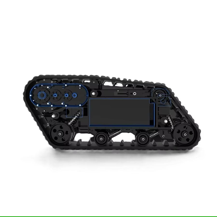 High Speed Tracked Chassis Robot Smart Remote Control Steel Rubber Track Chassis for Lifting and Transportation Platform