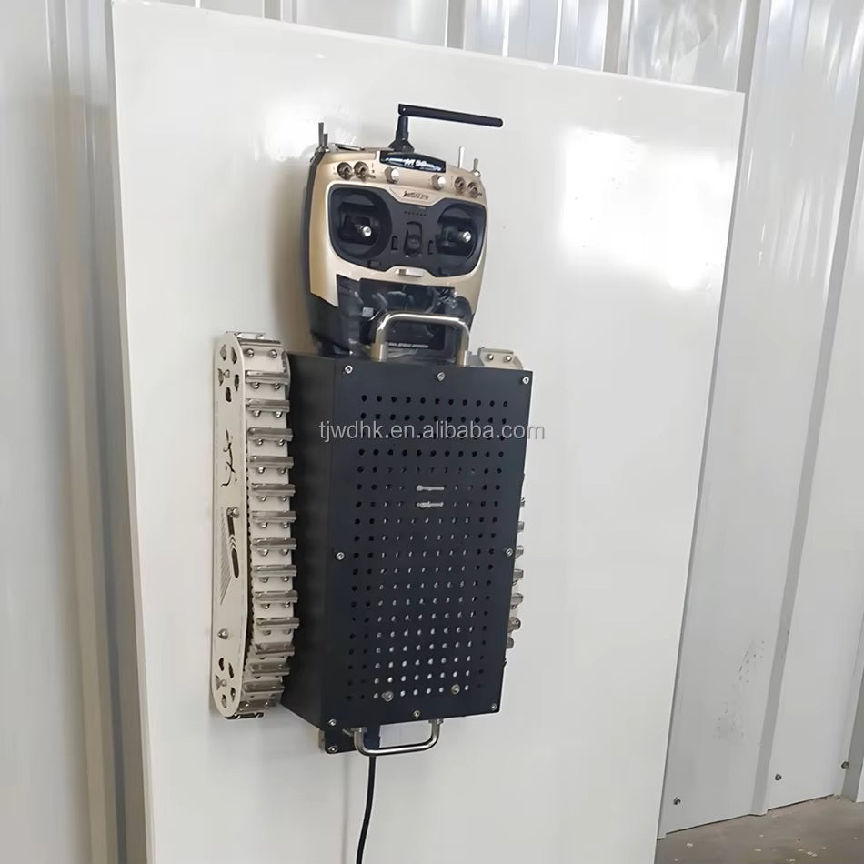 High Quality Small Magnetic Wall Climbing Tracked Robot Grease Duct Cleaning Equipment