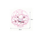 Quadcopter Soccer Drone Aerial Aircraft Model Competition Spherical Ball