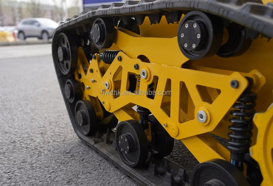 OEM Tracked Platform Robot Explosion-Proof EXDII T4 Rubber Track Tank Robot Chassis for Fire Fighting Robot