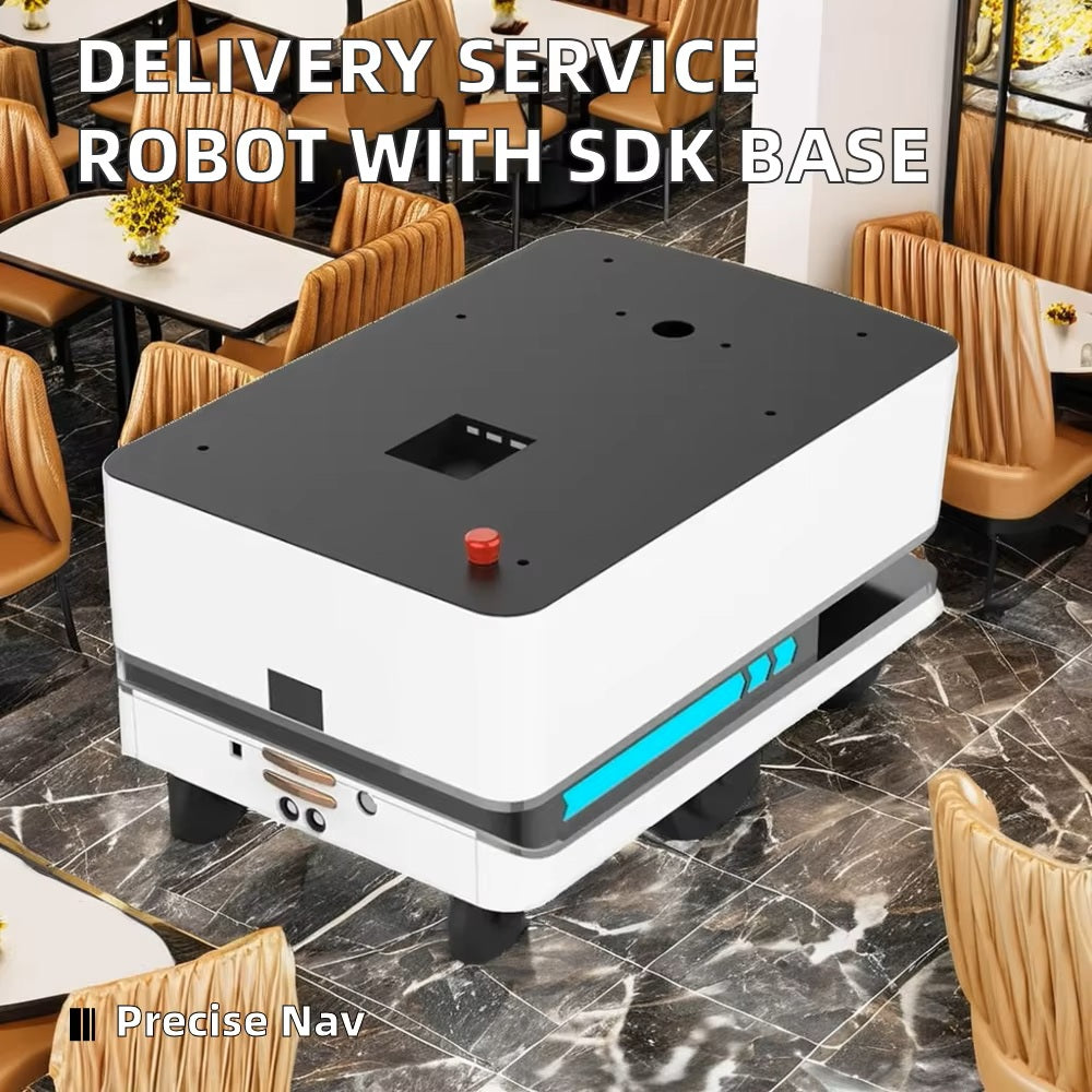 Delivery Service Wheel Wheeled Robot Chassis with Open SDK Interface Service Robot Base