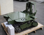 Robot Crawler Chassis Rubber Tracked Carrier tank Track Platform Transporter with Remote Control