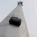 High Quality Small Magnetic Wall Climbing Tracked Robot Grease Duct Cleaning Equipment