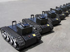 100kg Payload All Terrain Rubber Steel Crawler Tank Tracked Undercarriage Unmanned Robot Chassis Platform