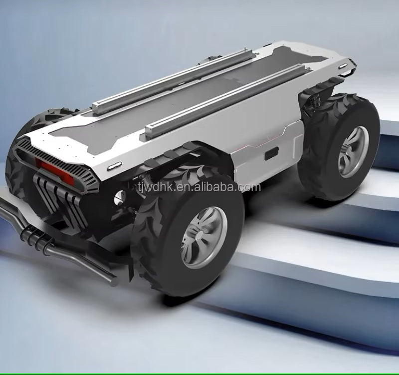 Manufacturer 300kg Payload All-Terrain UGV Mobile Robot Base Platform Wheeled Robot Chassis
