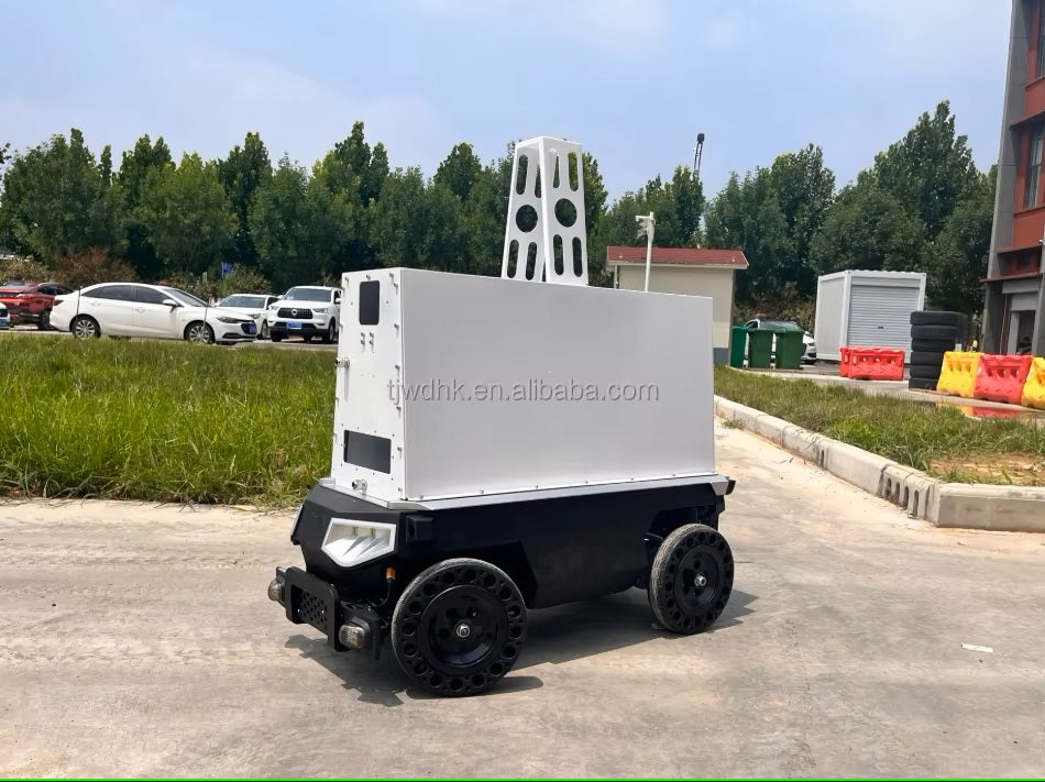 Best Price UGV Metal Wheeled Robot Chassis Four Wheeled Type Robot Chassis Platform Widely Used for Special Robot