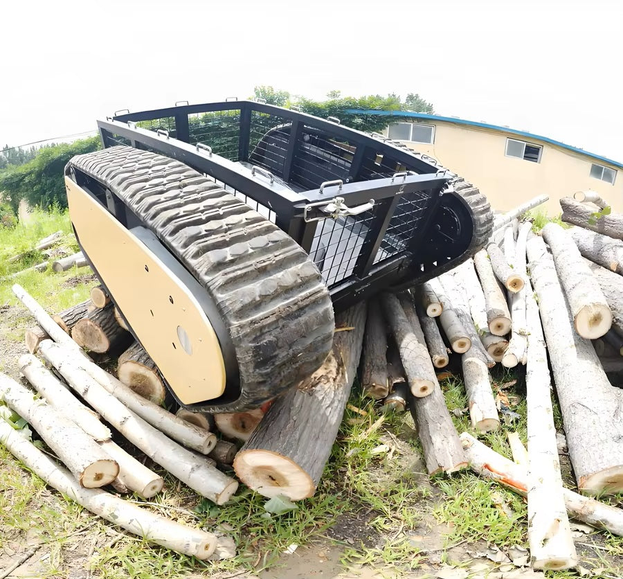Big Heavy Tracked Vehicle Electric Robot Maximum Load 500kg Used for Lifting and Transportation Platform