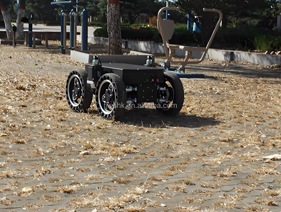 Professional Manufacturer Wheeled Stair Climbing Robot Chassis with Excellent Shock Absorption 4 Wheeled Robot Car