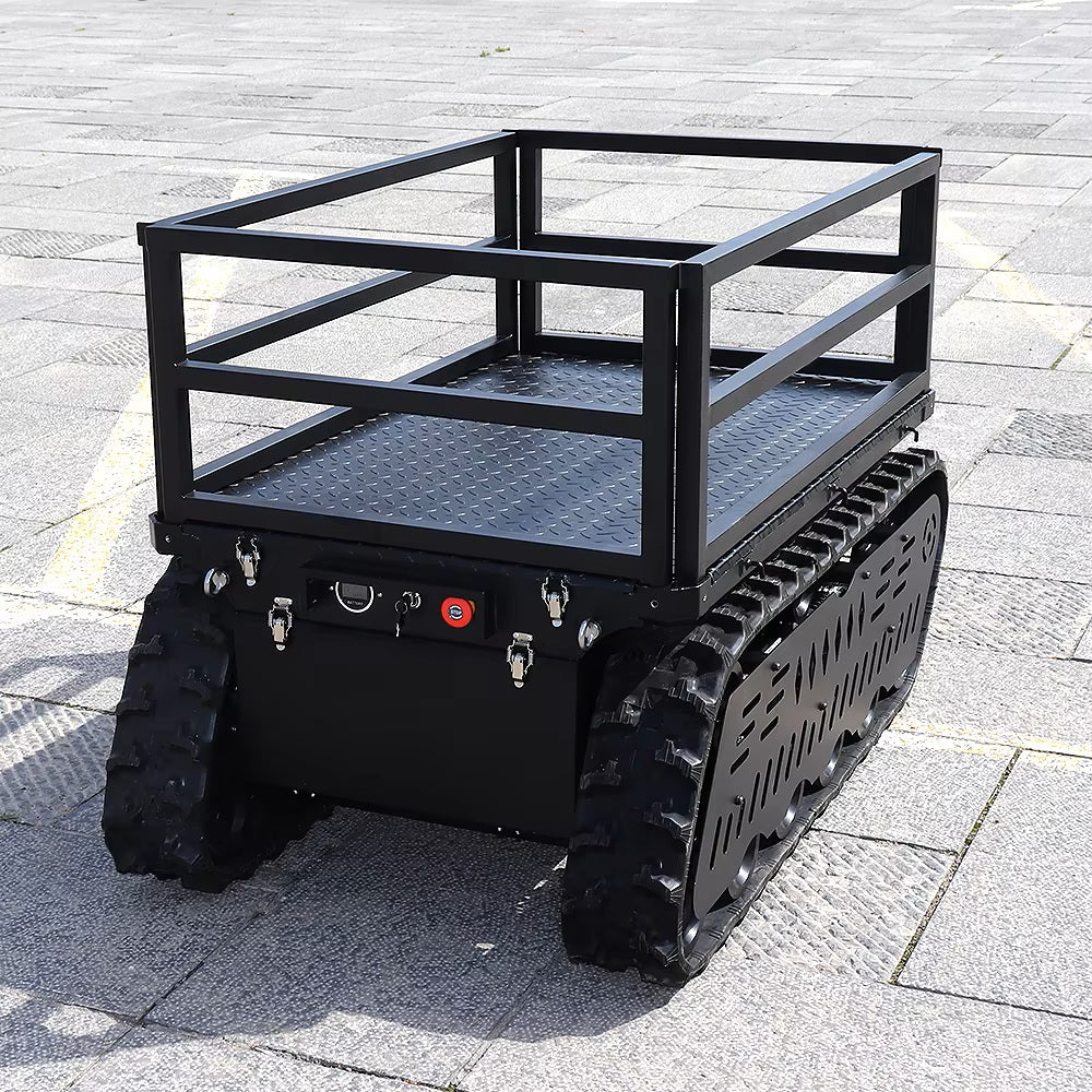 Large Platform Crawler Robot Robot Tracked Vehicle Chassis Undercarriage Chassis tank Tracks Rubber Track Kits Crawler Platform