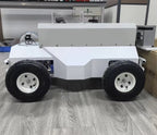 Ackermann Front Steering Chassis Inspection Robot Wire Controlled Wheel-type Robot Chassis with 50kg Playload