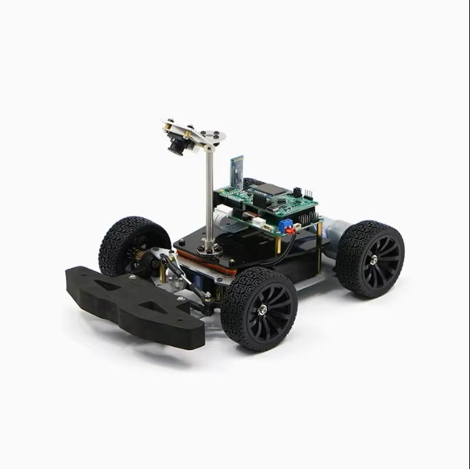 Advanced 4WD Customizable Robot Car Chassis for ROS Applications in Engineering Projects