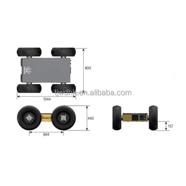 Best Price Wheeled Robot Platform Robot Chassis Differential with High Speed