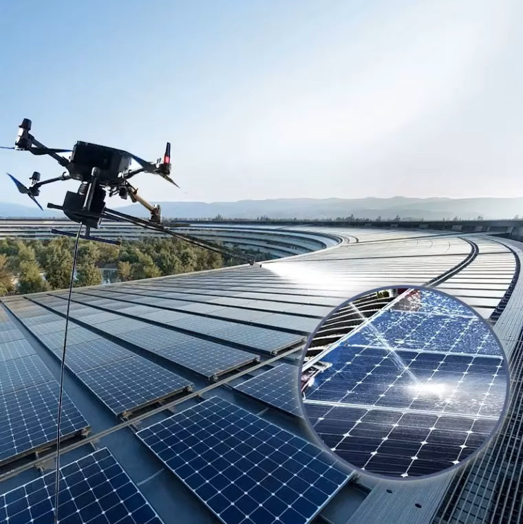 Intelligent Remote Control Drone for High-pressure Window Cleaning