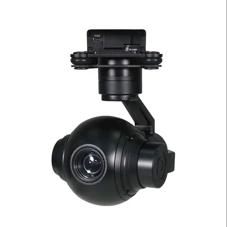 Optical Zoom UAV Camera With 3-axis Gimbal for Public Security Monitoring
