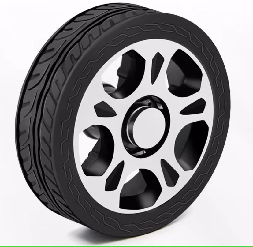 Professional Supply Caster Load-Bearing Wheel Active Wheel Solid Rubber Bearing Drive Wheel