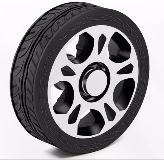 Professional Supply Caster Load-Bearing Wheel Active Wheel Solid Rubber Bearing Drive Wheel