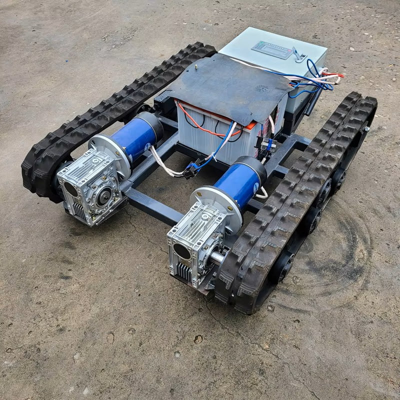 China Steel Track Undercarriage Rubber Crawler Chassis Remote Control Robot for Sale