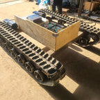 China Steel Track Undercarriage Rubber Crawler Chassis Remote Control Robot for Sale