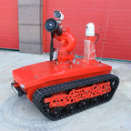 Mobile Robot Platform - Based Firefighting Robot with Tracked Chassis for Tough Terrains