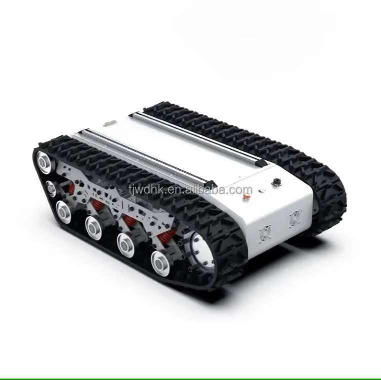 Wholesale High Quality Tracked Chassis tank All Terrain Rubber Track Robot Climbing Crawler Chassis