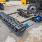 China Steel Track Undercarriage Rubber Crawler Chassis Remote Control Robot for Sale